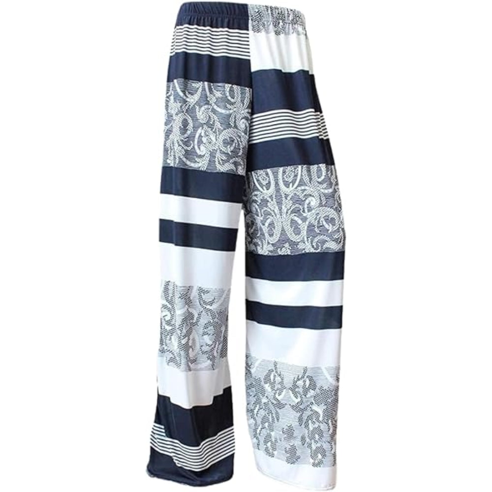 Printed Wide Leg Palazzo Long