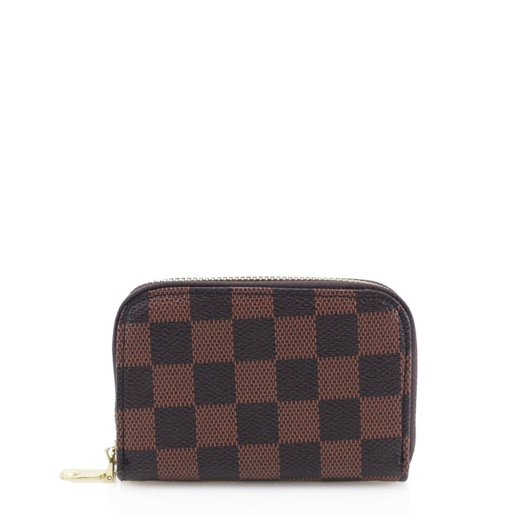 KB10 Checkered Card Holder