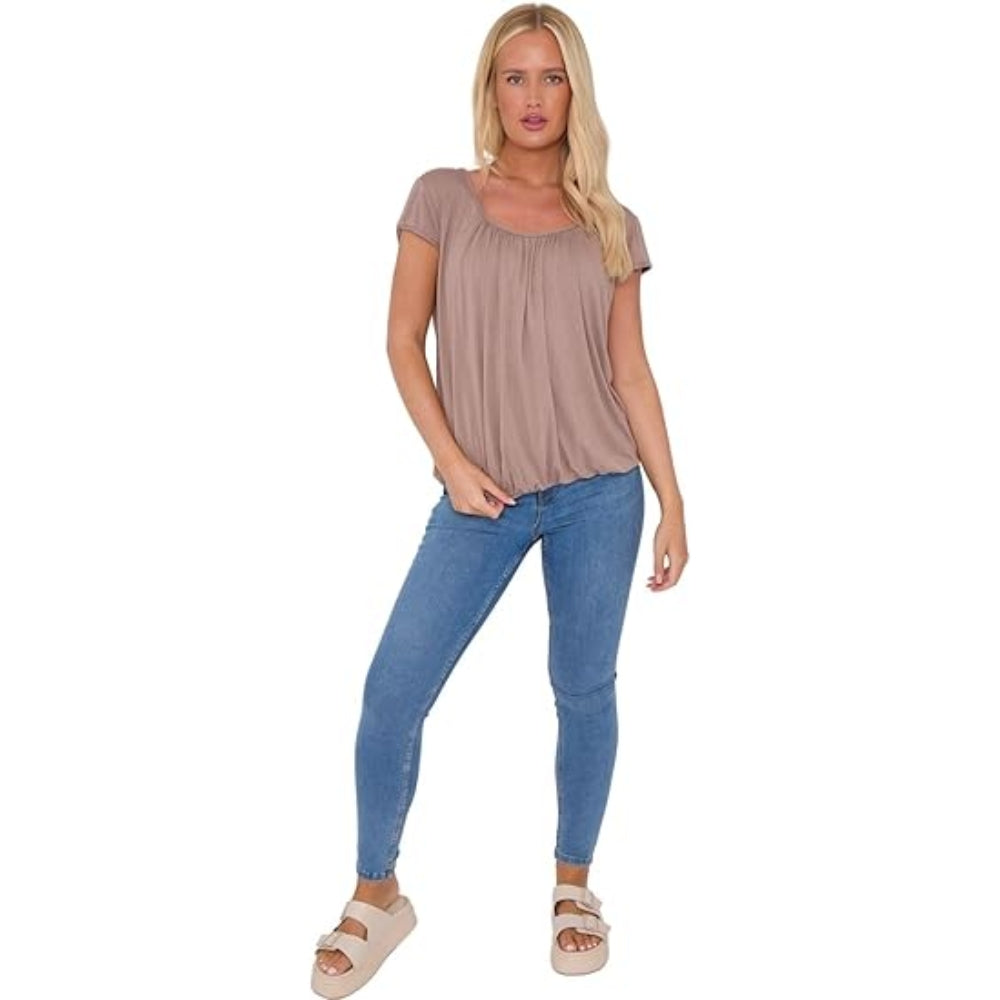Women’s Gypsy Elastic Waist Summer Top
