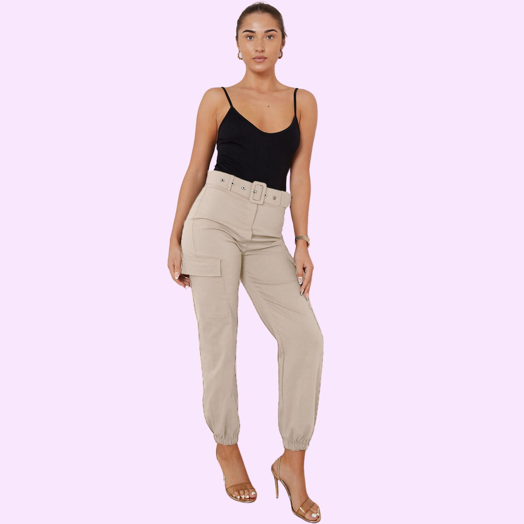 COMBAT CARGO BELTED TROUSER