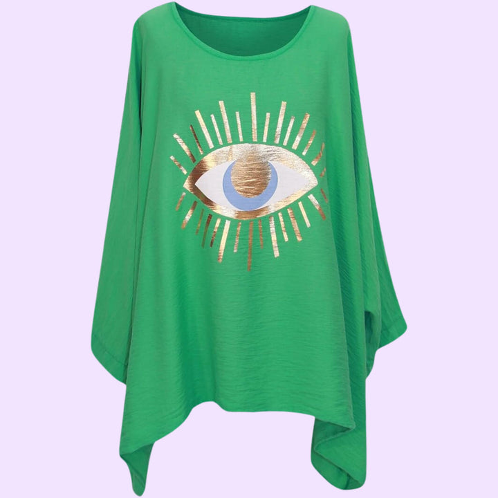 Italian Evil Eye Kimono Fashion Top