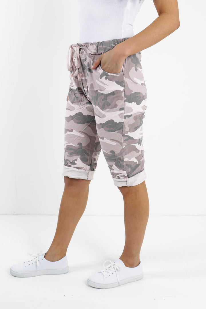 Italian Camouflage Magic Chino Shorts