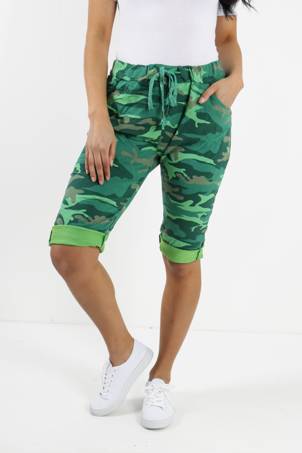 Italian Camouflage Magic Chino Shorts