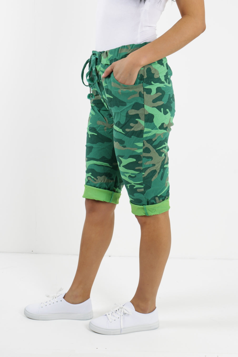 Italian Camouflage Magic Chino Shorts