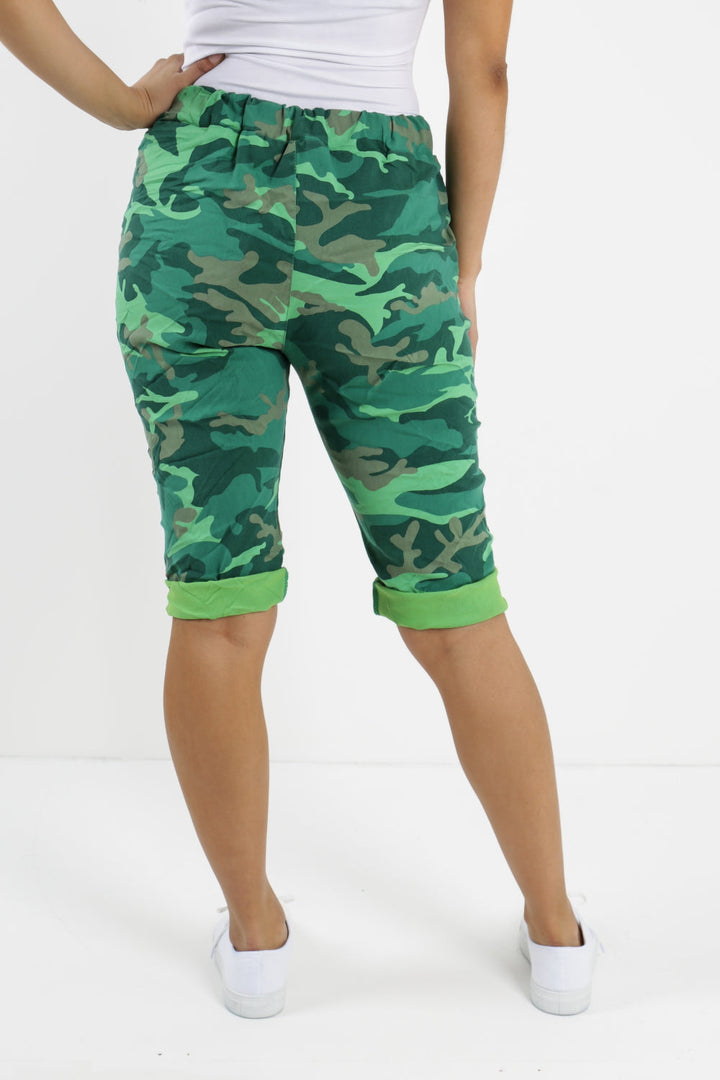 Italian Camouflage Magic Chino Shorts