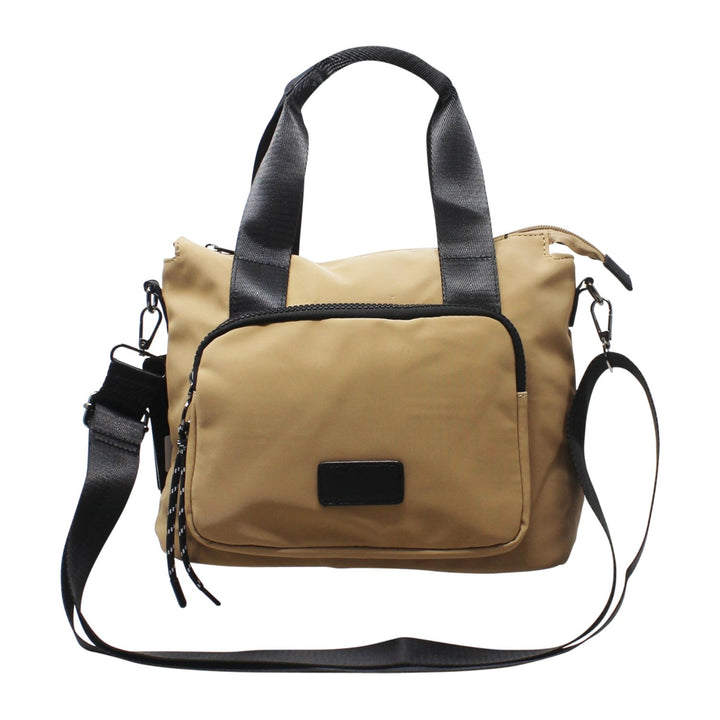 Lightweight Nylon Handbag with Crossbody Strap