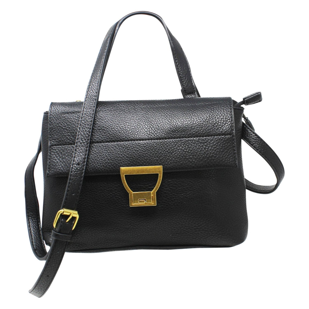 Flap-over Crossbody with Double Compartments