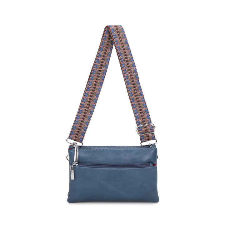 Zipped Compartments Crossbody Bag