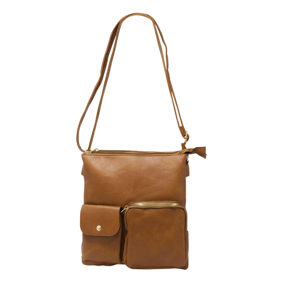 Double Pockets Crossbody