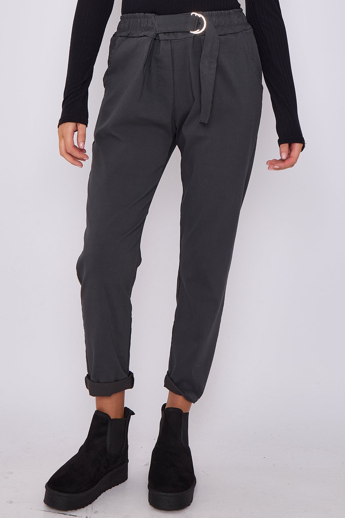 Premium Flat Front D-Ring Magic Trousers