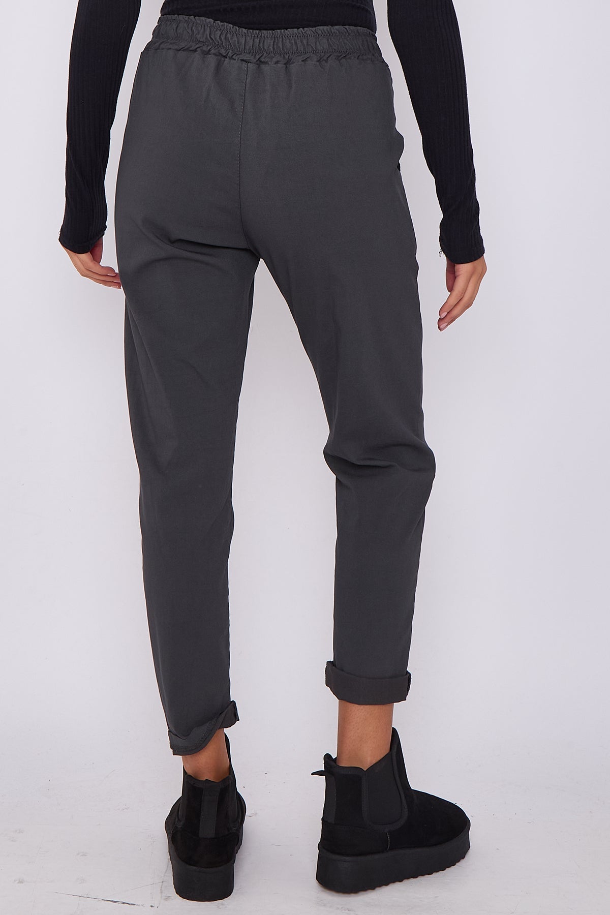 Premium Flat Front D-Ring Magic Trousers