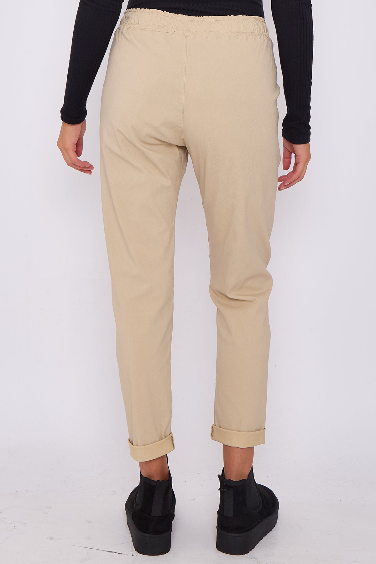 Premium Flat Front D-Ring Magic Trousers