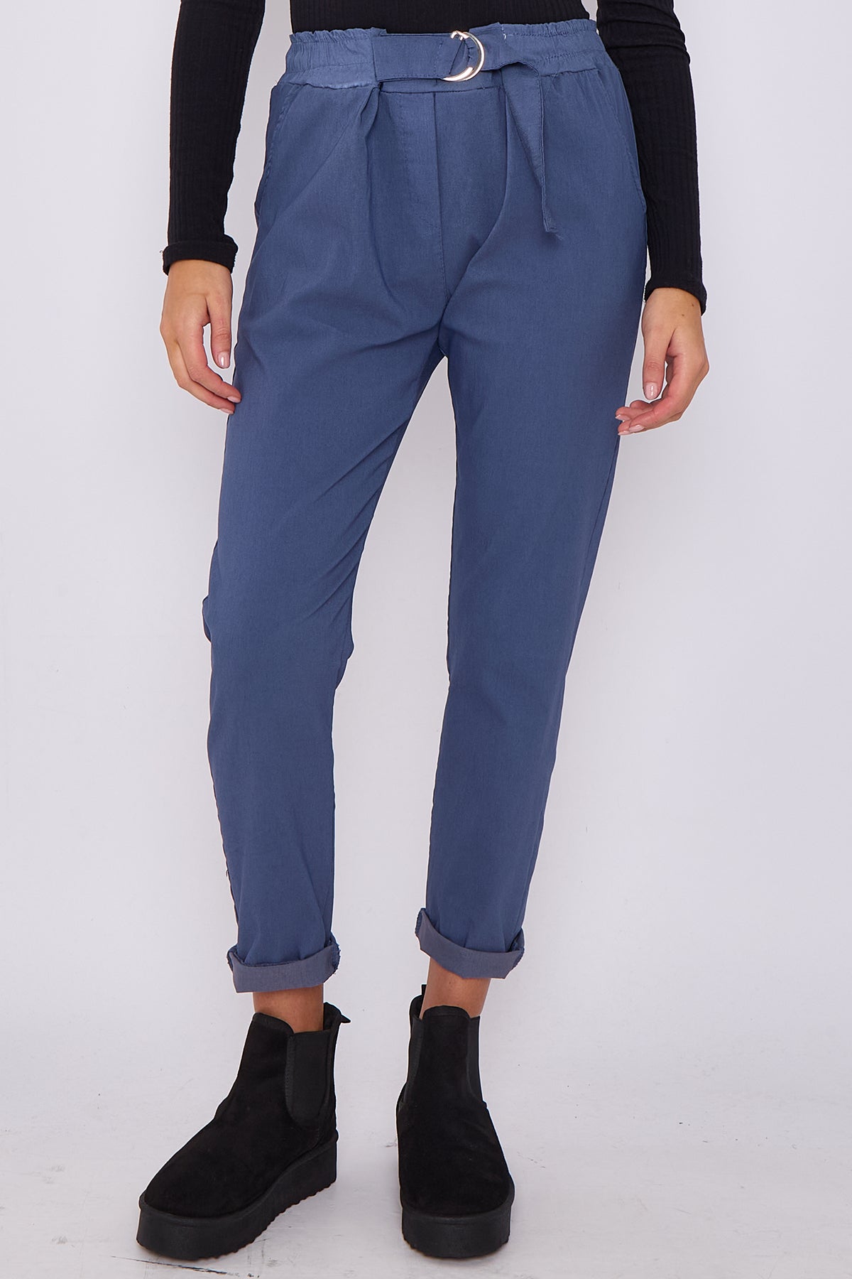 Premium Flat Front D-Ring Magic Trousers