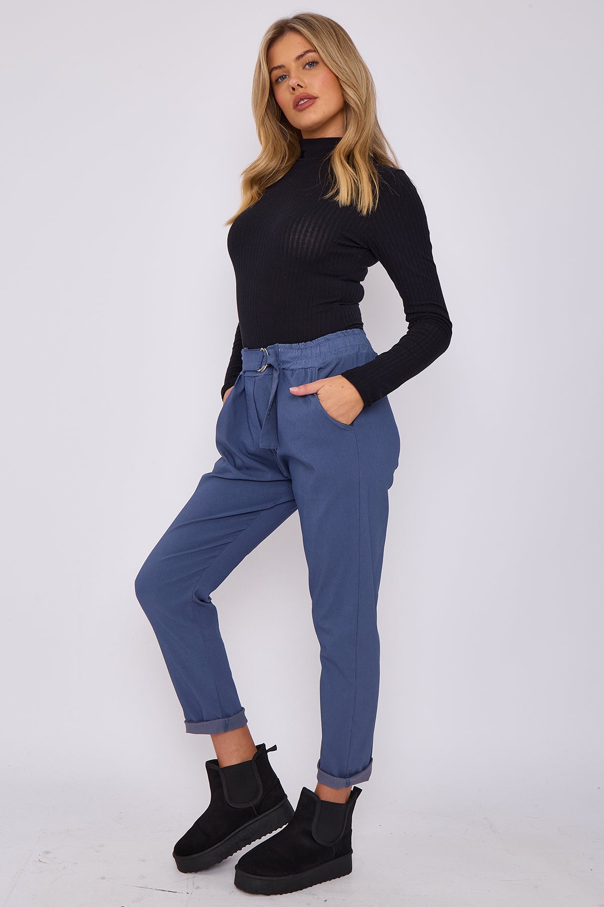 Premium Flat Front D-Ring Magic Trousers