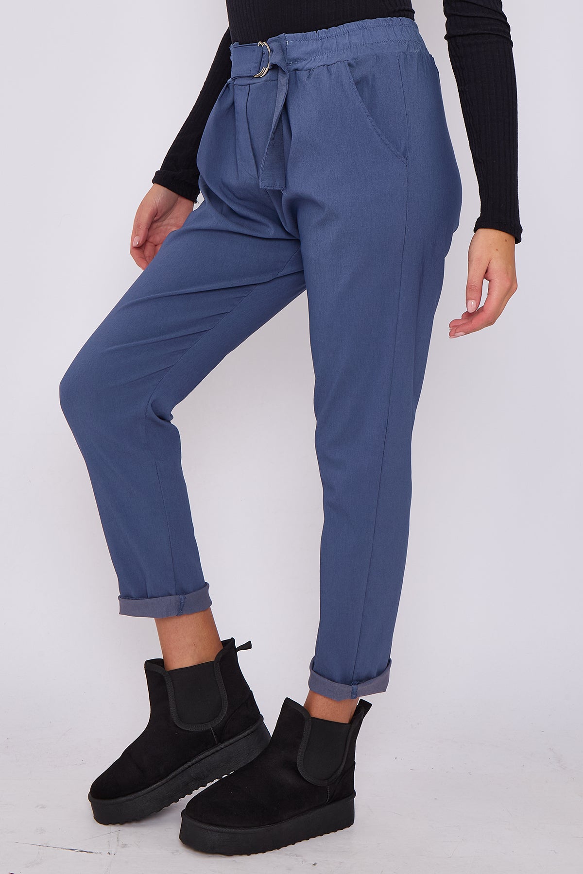 Premium Flat Front D-Ring Magic Trousers