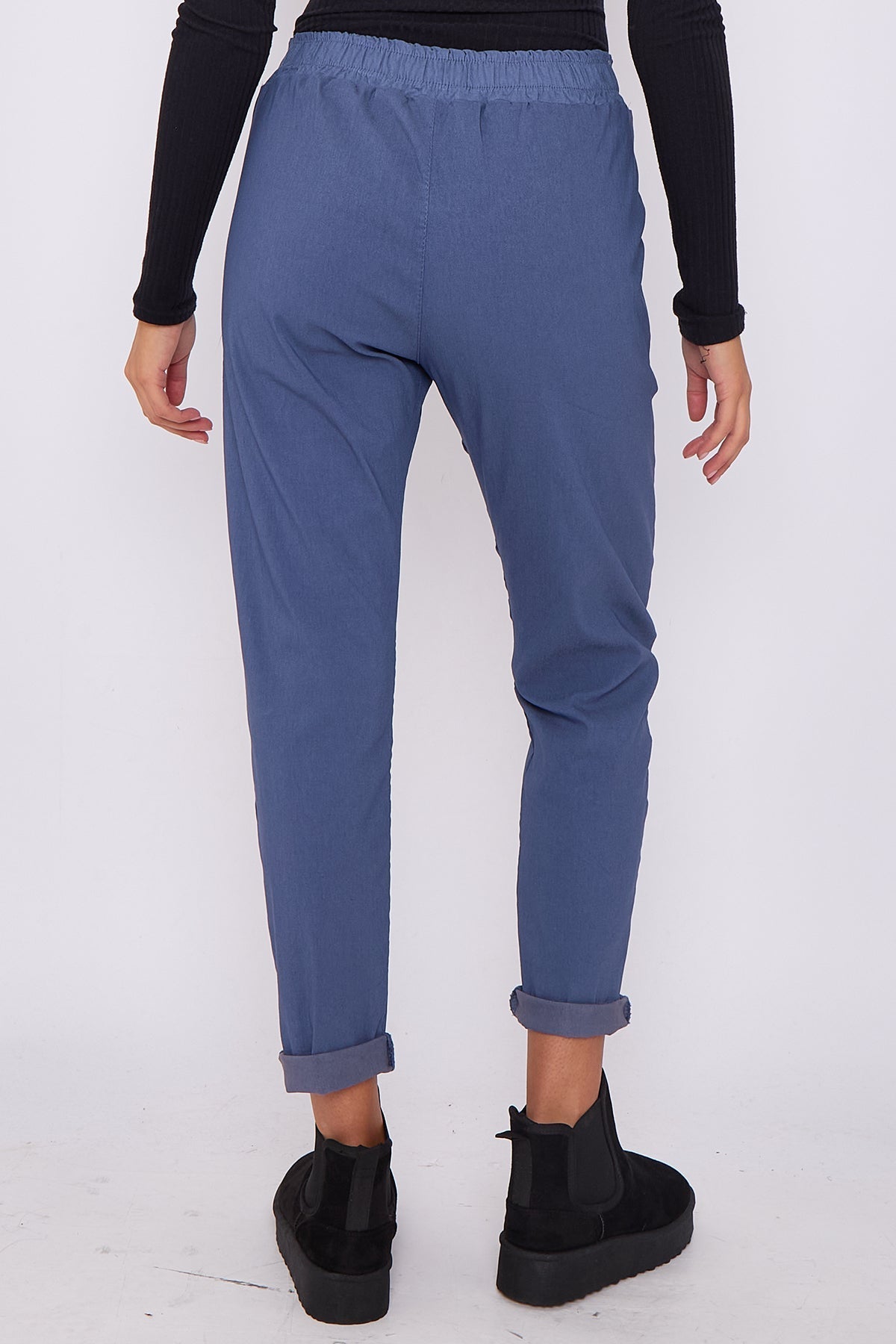 Premium Flat Front D-Ring Magic Trousers