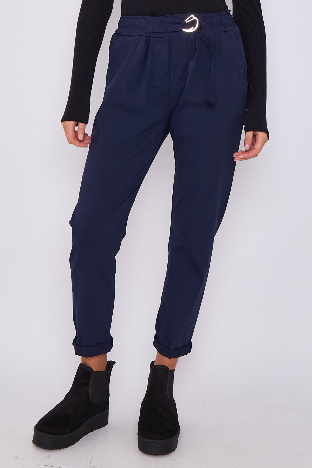 Premium Flat Front D-Ring Magic Trousers