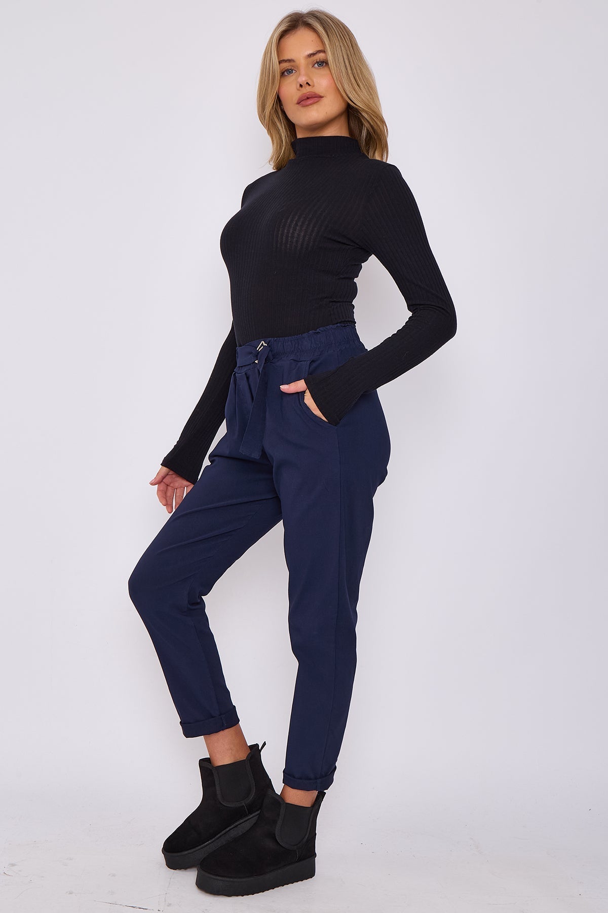 Premium Flat Front D-Ring Magic Trousers
