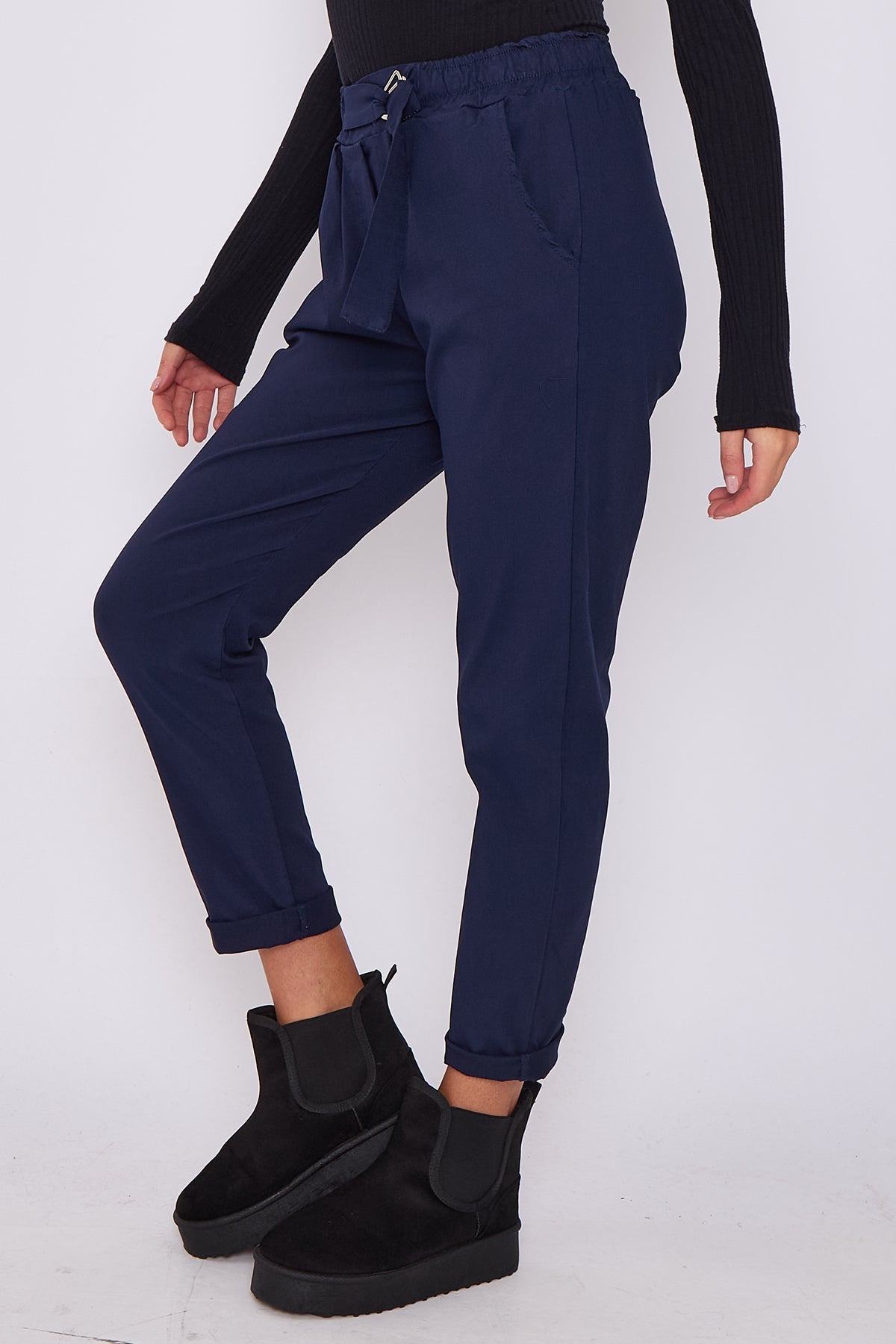 Premium Flat Front D-Ring Magic Trousers