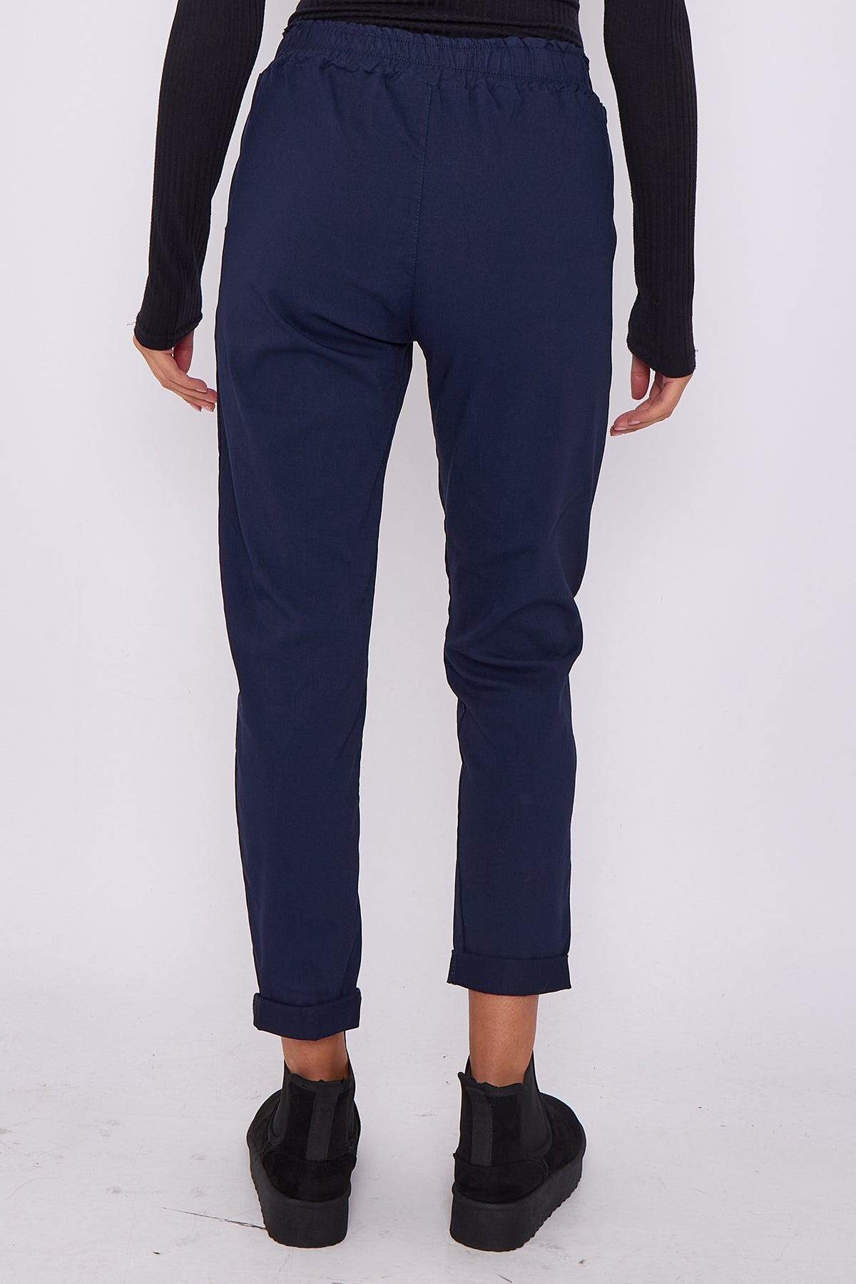 Premium Flat Front D-Ring Magic Trousers