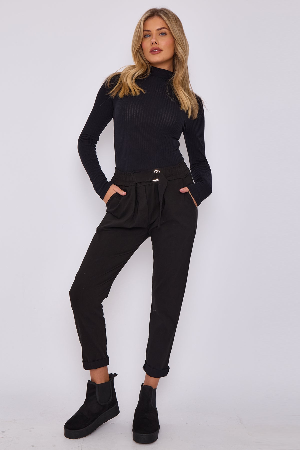 Premium Flat Front D-Ring Magic Trousers