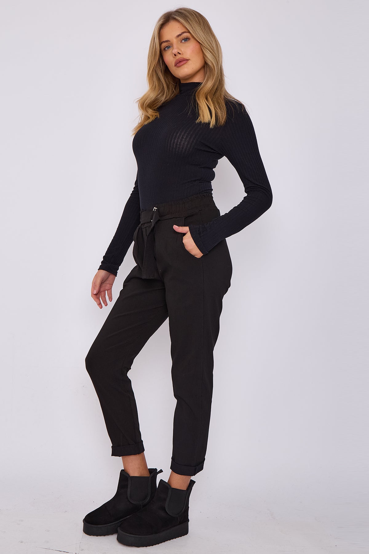 Premium Flat Front D-Ring Magic Trousers