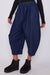 Italian Denim Slouchy Relaxed Trousers With Pockets