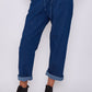 Italian-Style Denim Stretch Magic Trousers
