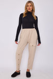 Italian-Made Button-Side Pants