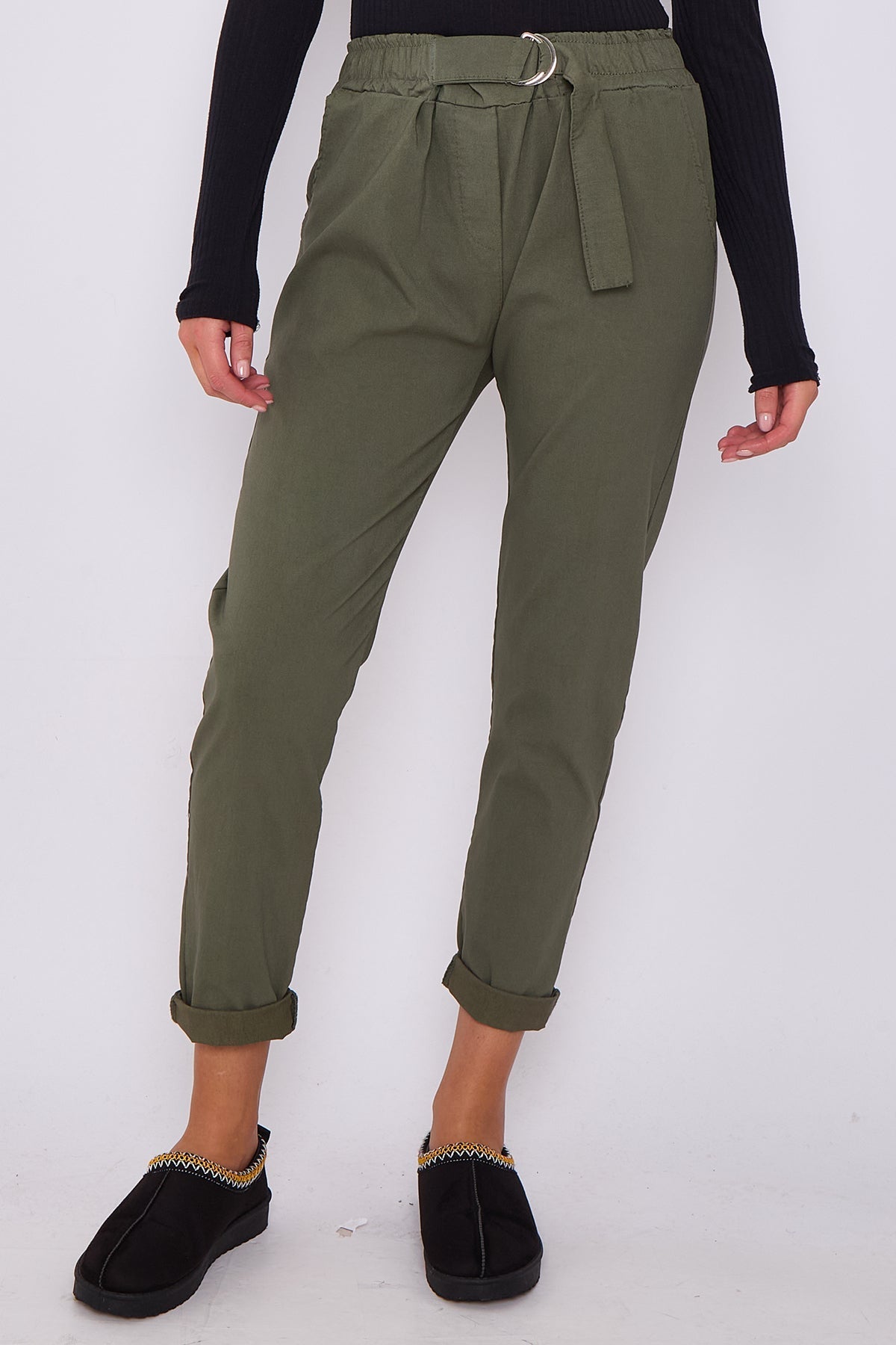 Premium Flat Front D-Ring Magic Trousers