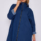 ITALIAN DENIM HOODED JACKET