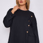 Italian-Made Button-Side Top