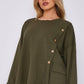 Italian-Made Button-Side Top