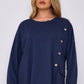 Italian-Made Button-Side Top