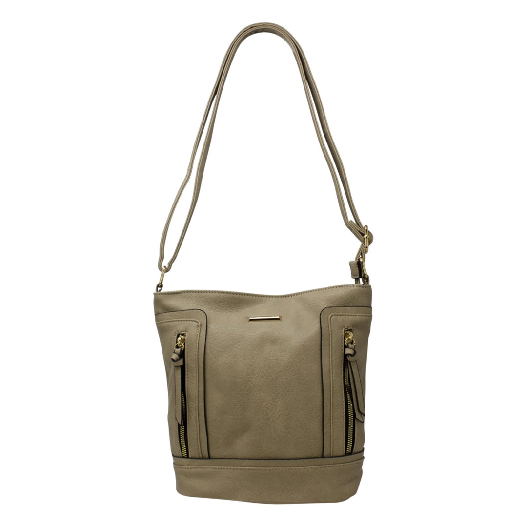 Front Double Zip Alpini Ladies Crossbody