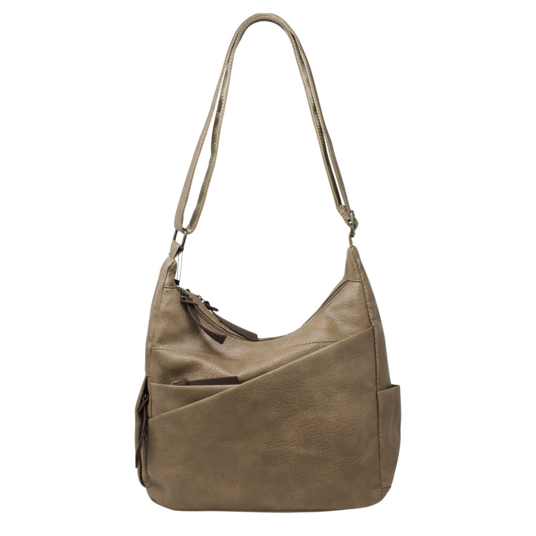 Simple Faux Leather Essential Crossbody Bag