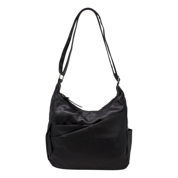 Simple Faux Leather Essential Crossbody Bag