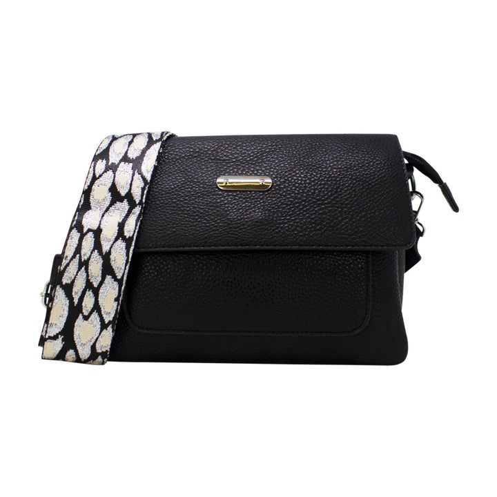 Flap-N-Snap Multi-compartments Crossbody