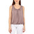 Women’s Bubble Hem Sleeveless Vest Top