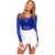 Women Sheer Mesh Top Long Sleeve See Through T-Shirt
