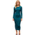 Bodycon Midi Dress Long Sleeve