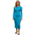 Bodycon Midi Dress Long Sleeve
