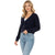 Chunky Cable Knit Cropped Cardigan Women