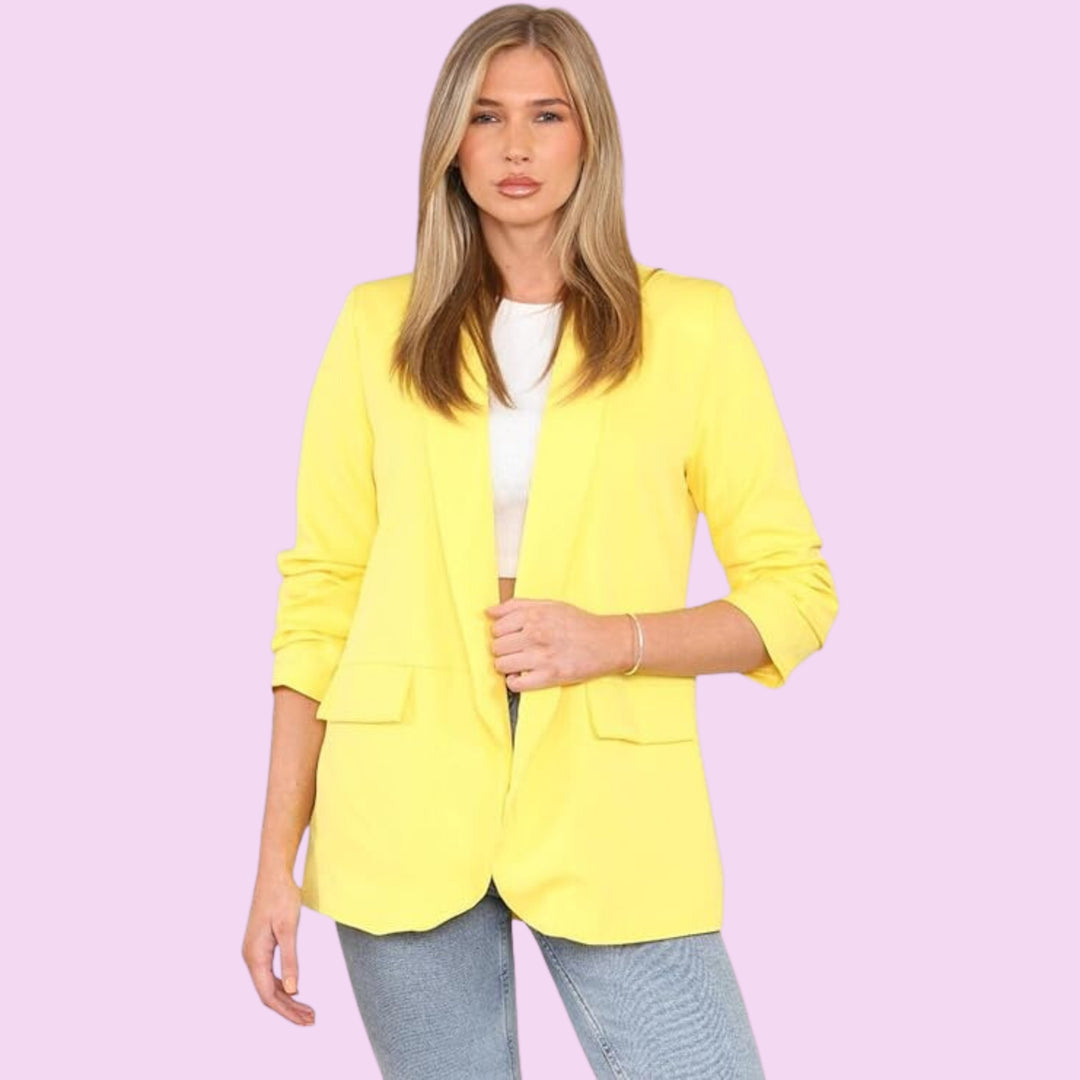 Rouge Sleeve Womens Italian Blazer