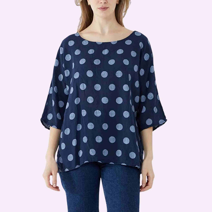 Italian Polka Dotted Top