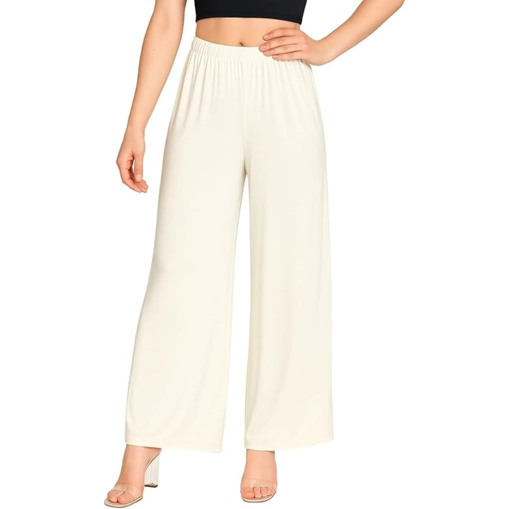 Flared Wide Leg Palazzo Full Length Long Trousers
