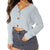 Chunky Cable Knit Cropped Cardigan Women