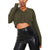 Chunky Cable Knit Cropped Cardigan Women