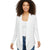 Women Waterfall Cardigan Open Front Draped Blazer