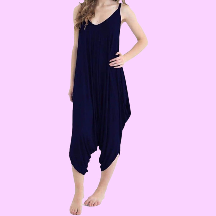 V-Neck Jumpsuit